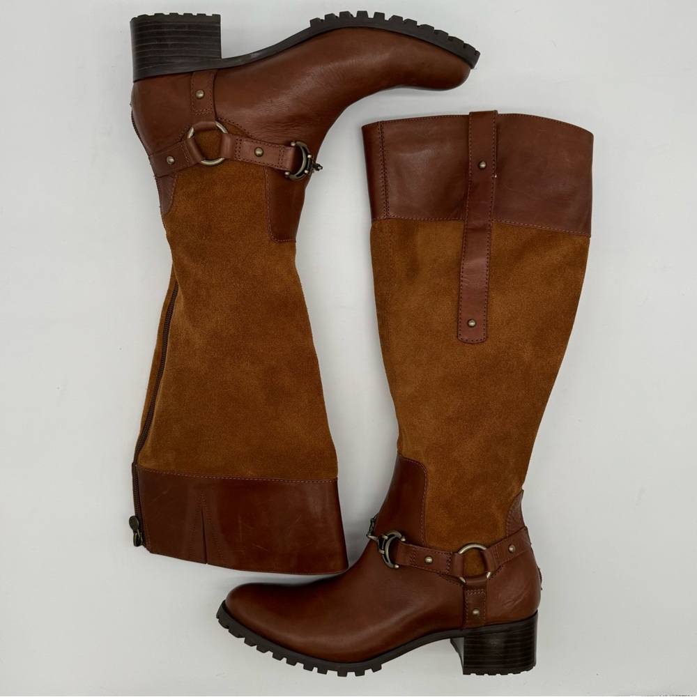 Etienne Aigner Brown Heeled Boots